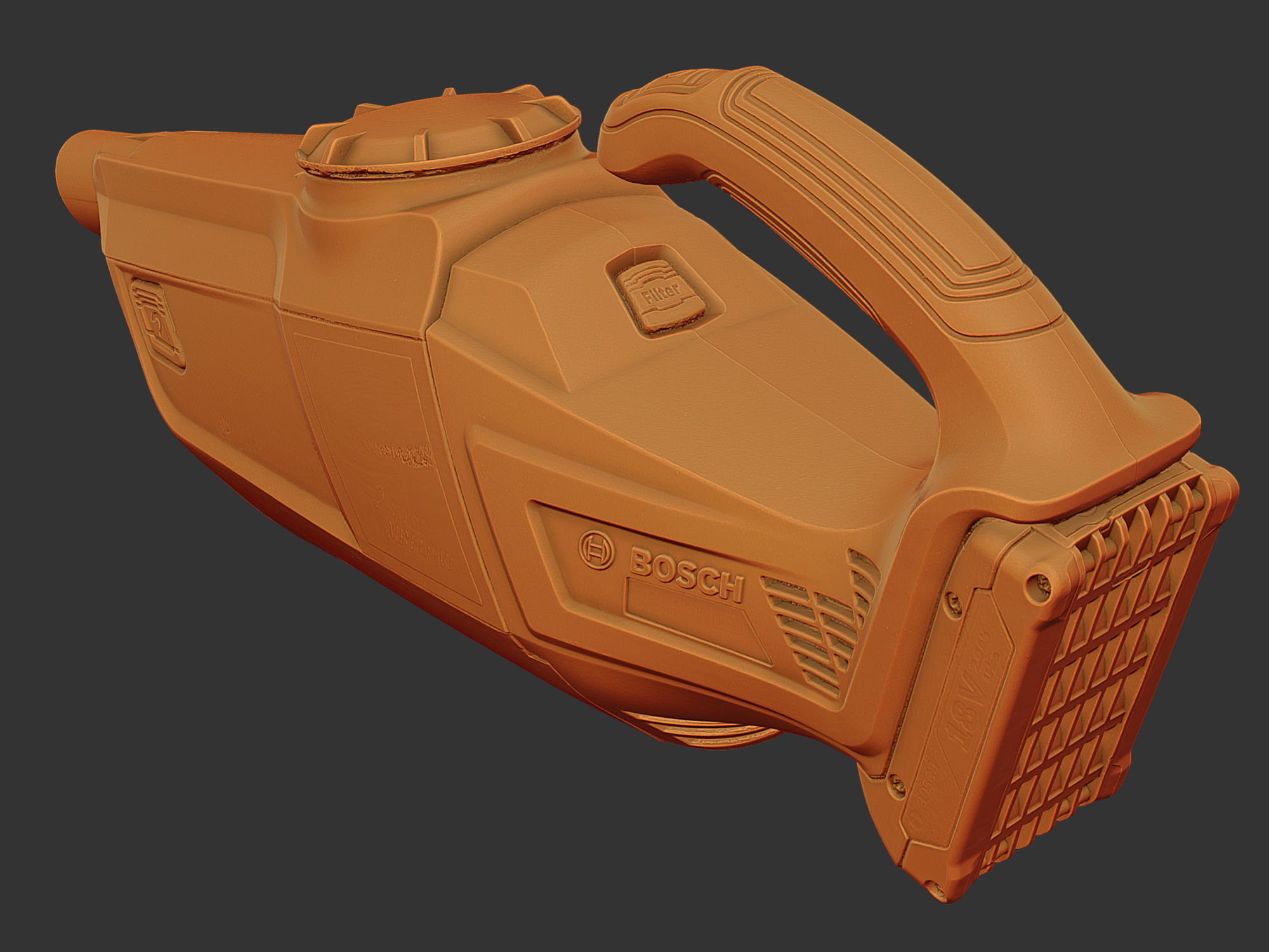 Bosch GAS 18V-1 Handheld Vacuum Cleaner RAW Scan 3D model_3