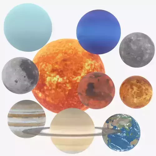 8K HD Solar System Pack