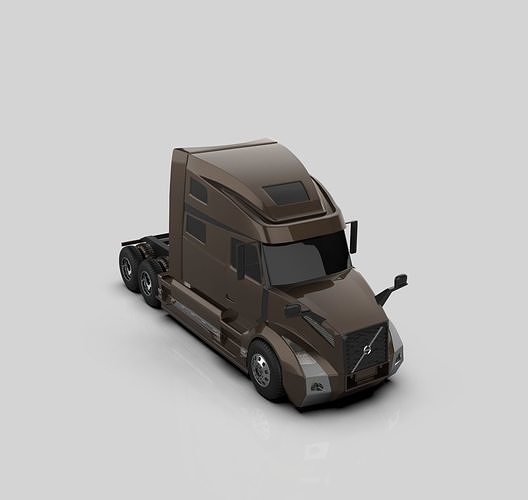 volvo vnl 860 truck 3D print model