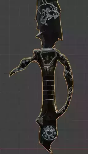 2 Handed Snake Sword