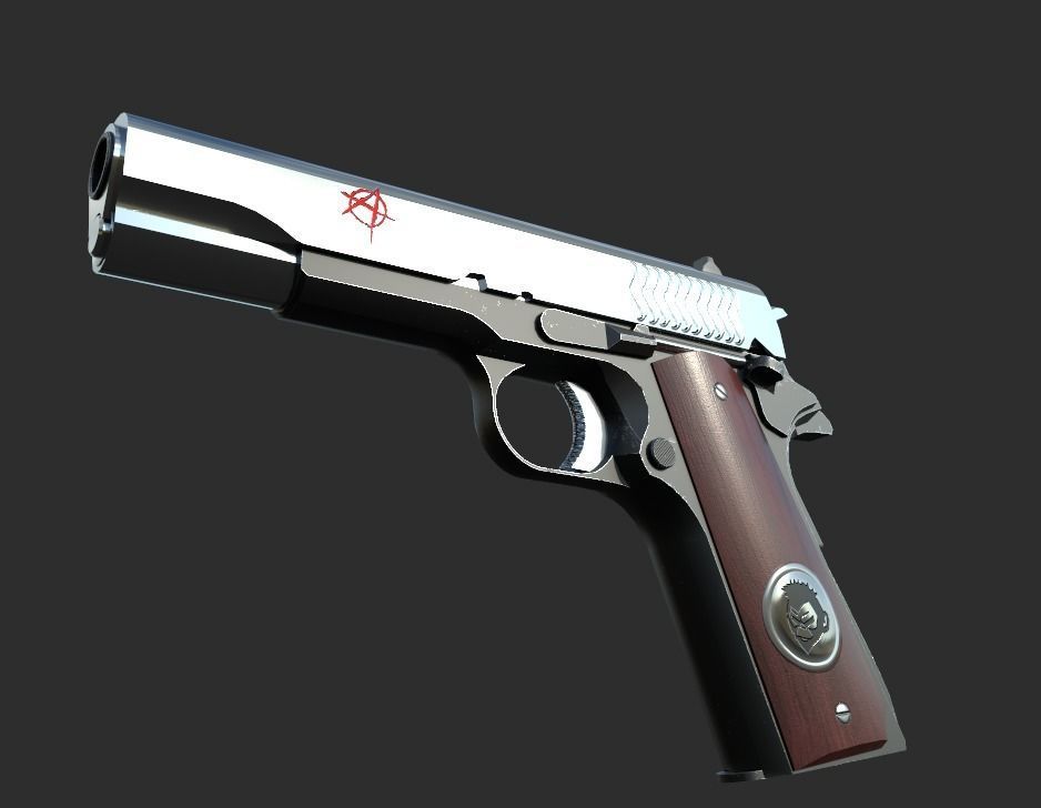 Military camp Low-poly 3D model_8