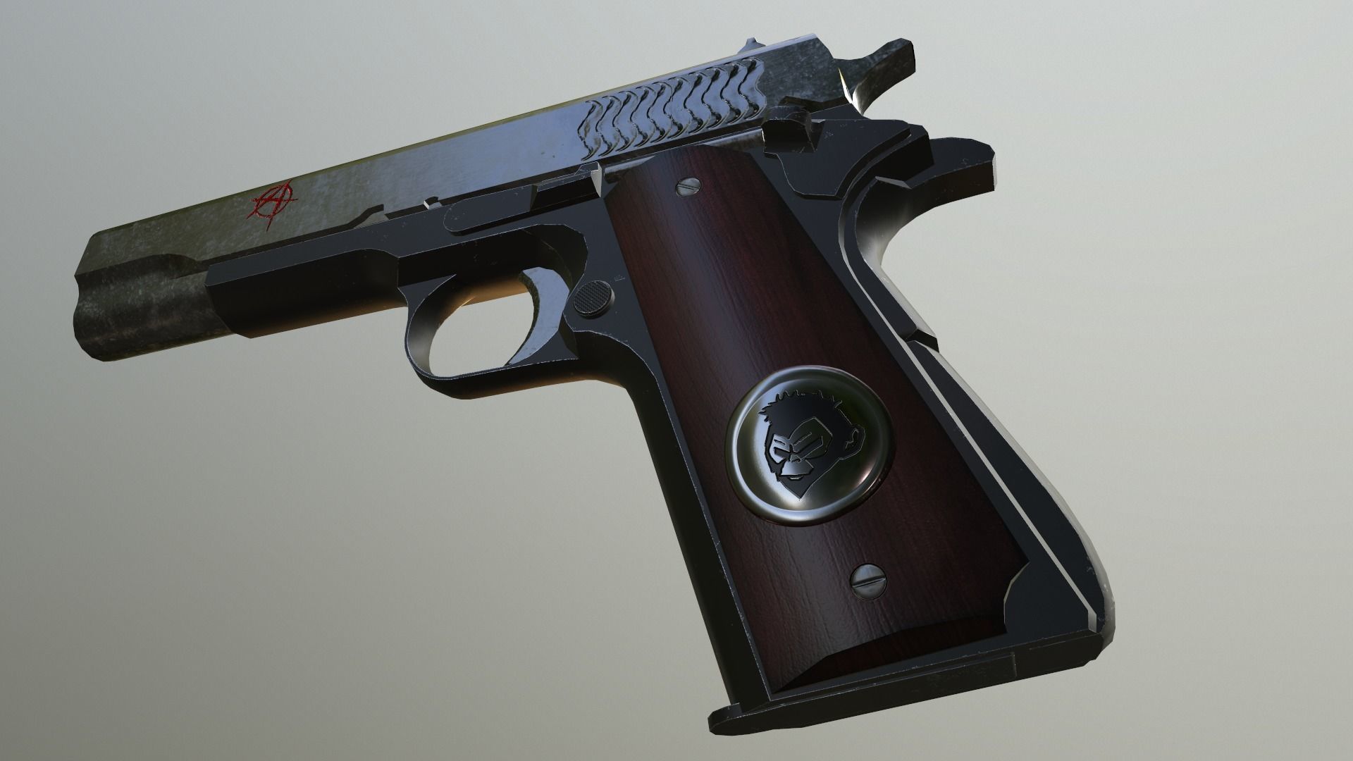 Military camp Low-poly 3D model_11