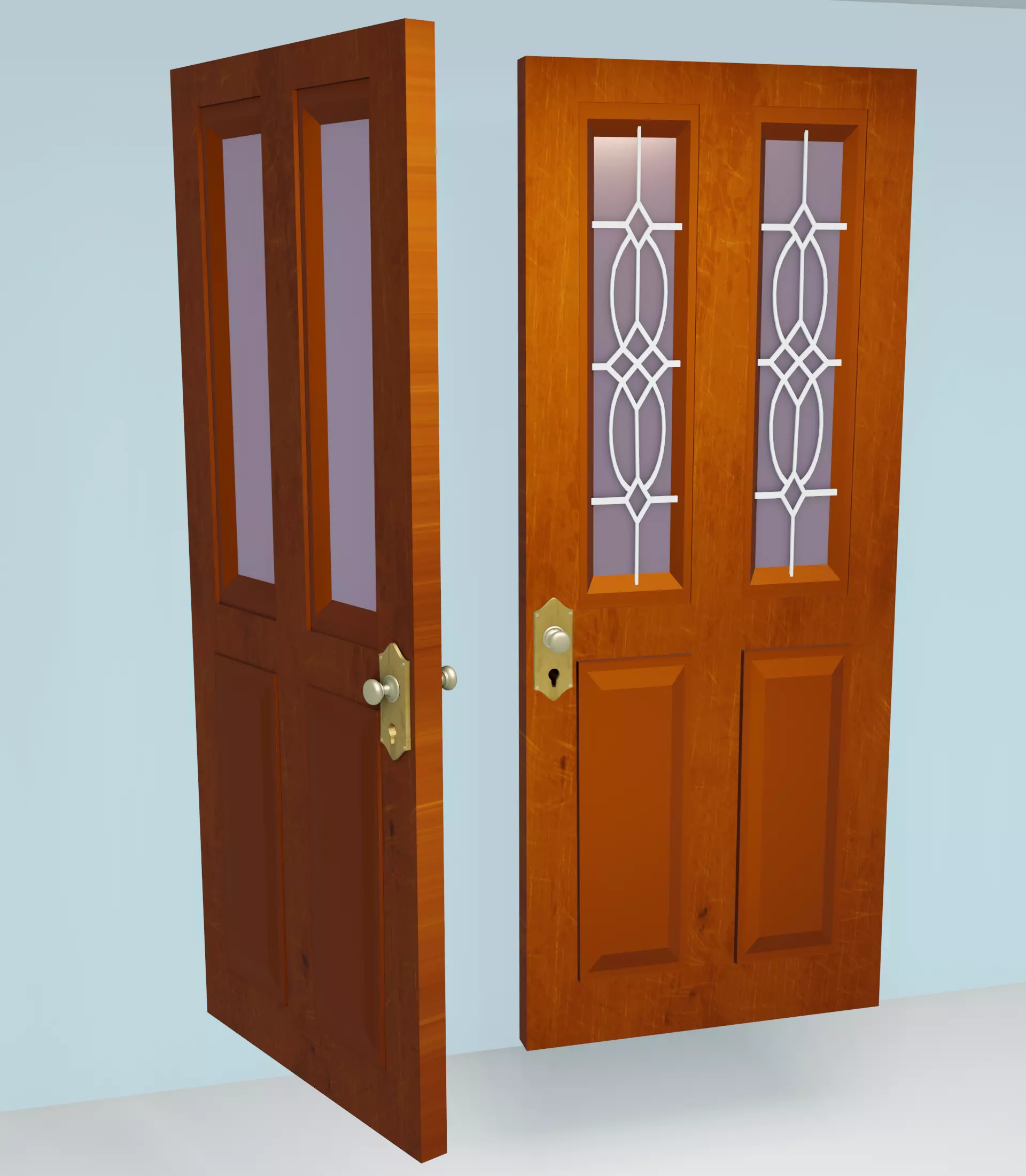 Eura Max Doors Low-poly 3D model