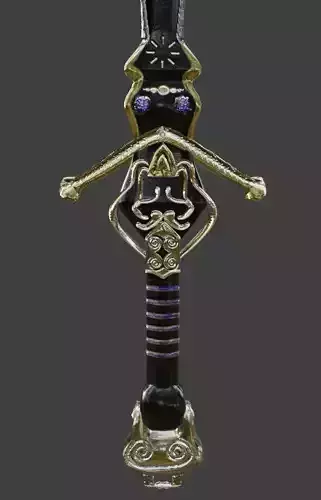 Sword Knot Low-poly 3D model