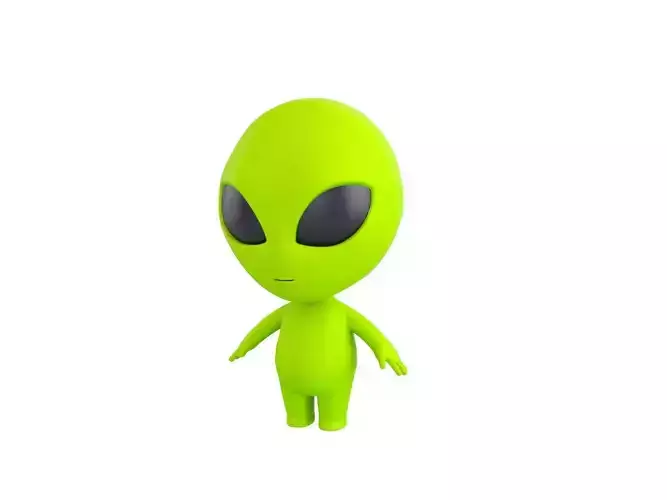 Character087 Alien 3D model