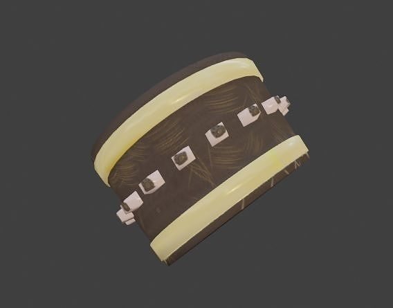 UpperArm Brassard Low-poly 3D model