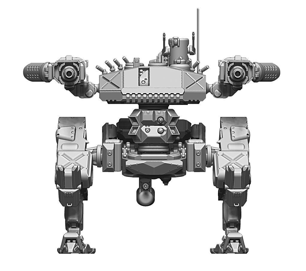 AR-22 Armadillo Heavy Battle Mech 3D print model_4