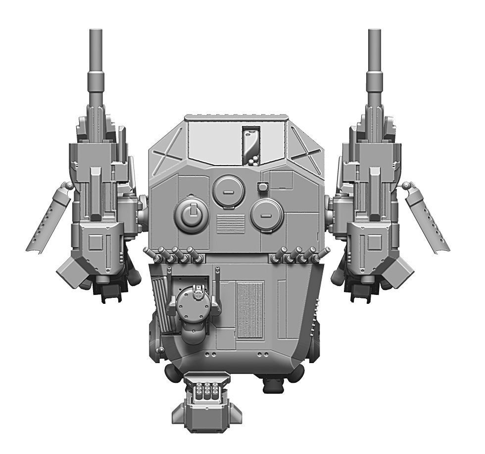 AR-22 Armadillo Heavy Battle Mech 3D print model_7