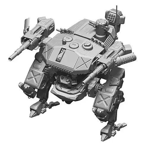 AR-22 Armadillo Heavy Battle Mech 3D print model
