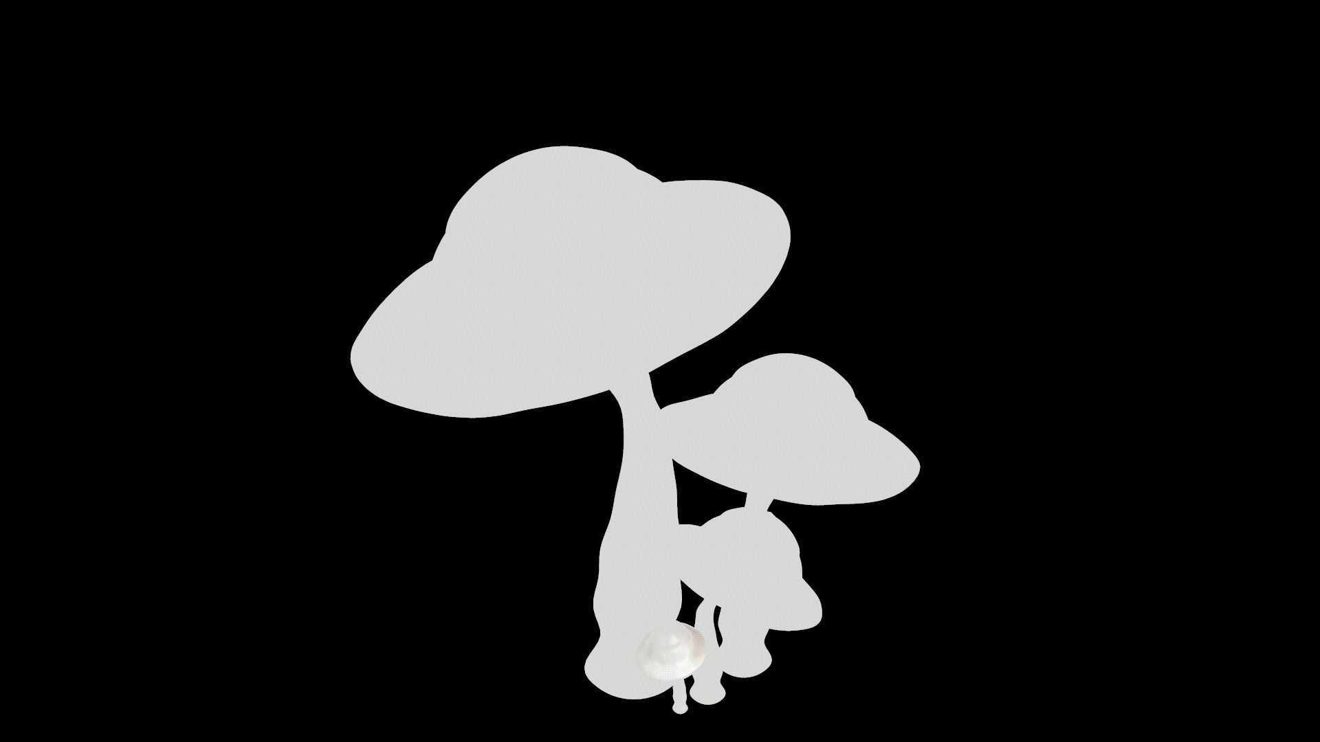 Mushrooms  Full Textures - PBR Asset High Poly 3D model_6