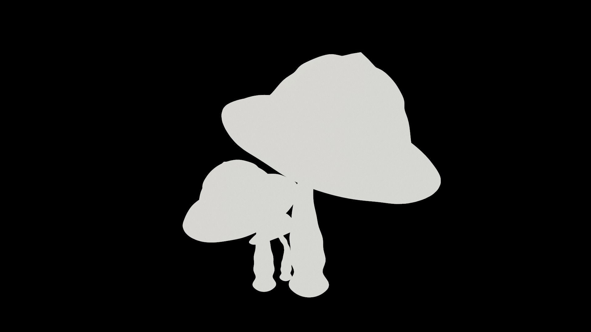 Mushrooms  Full Textures - PBR Asset High Poly 3D model_7