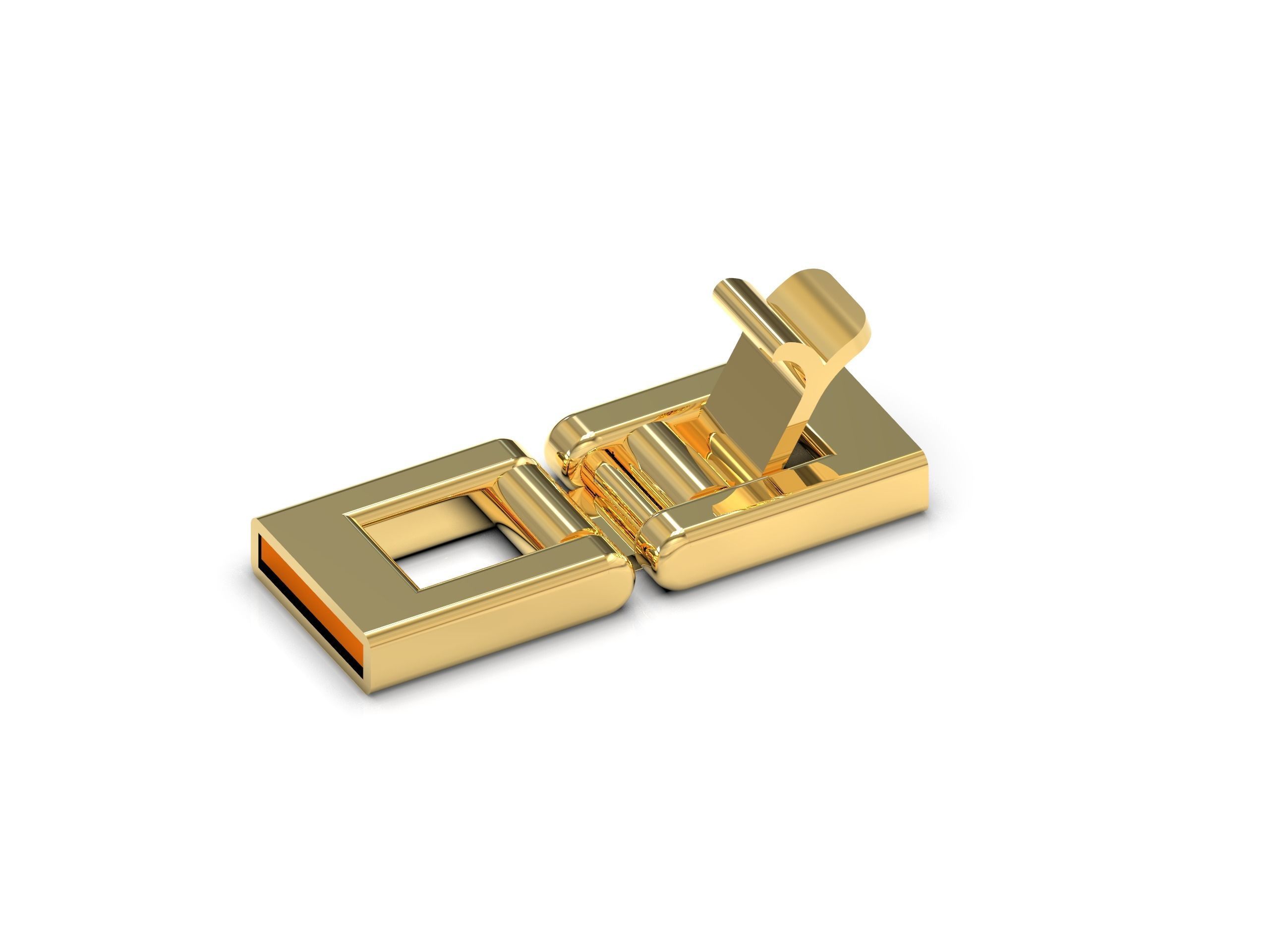 Watch clasp 4 sizes 3D print model_10