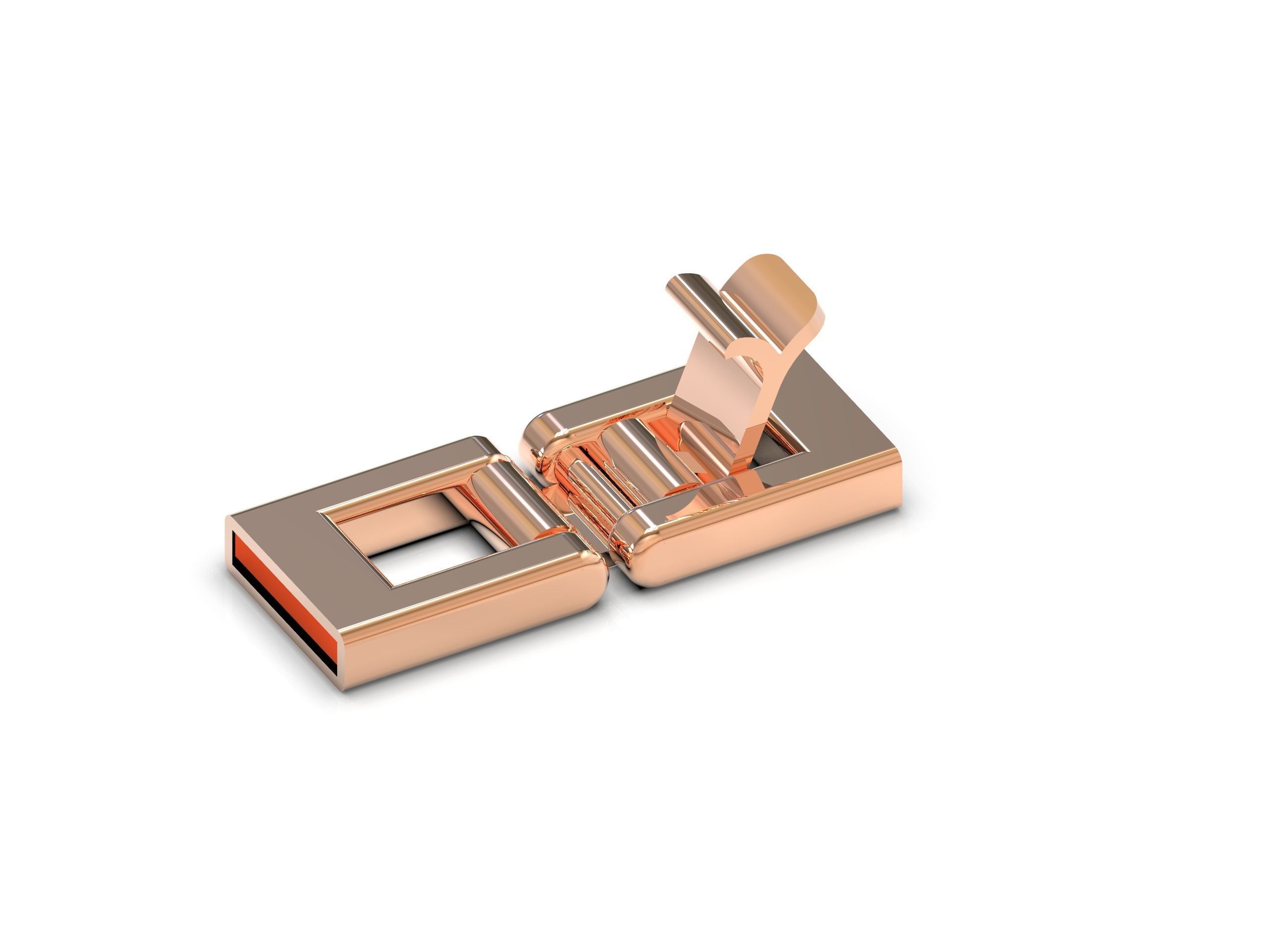 Watch clasp 4 sizes 3D print model_11