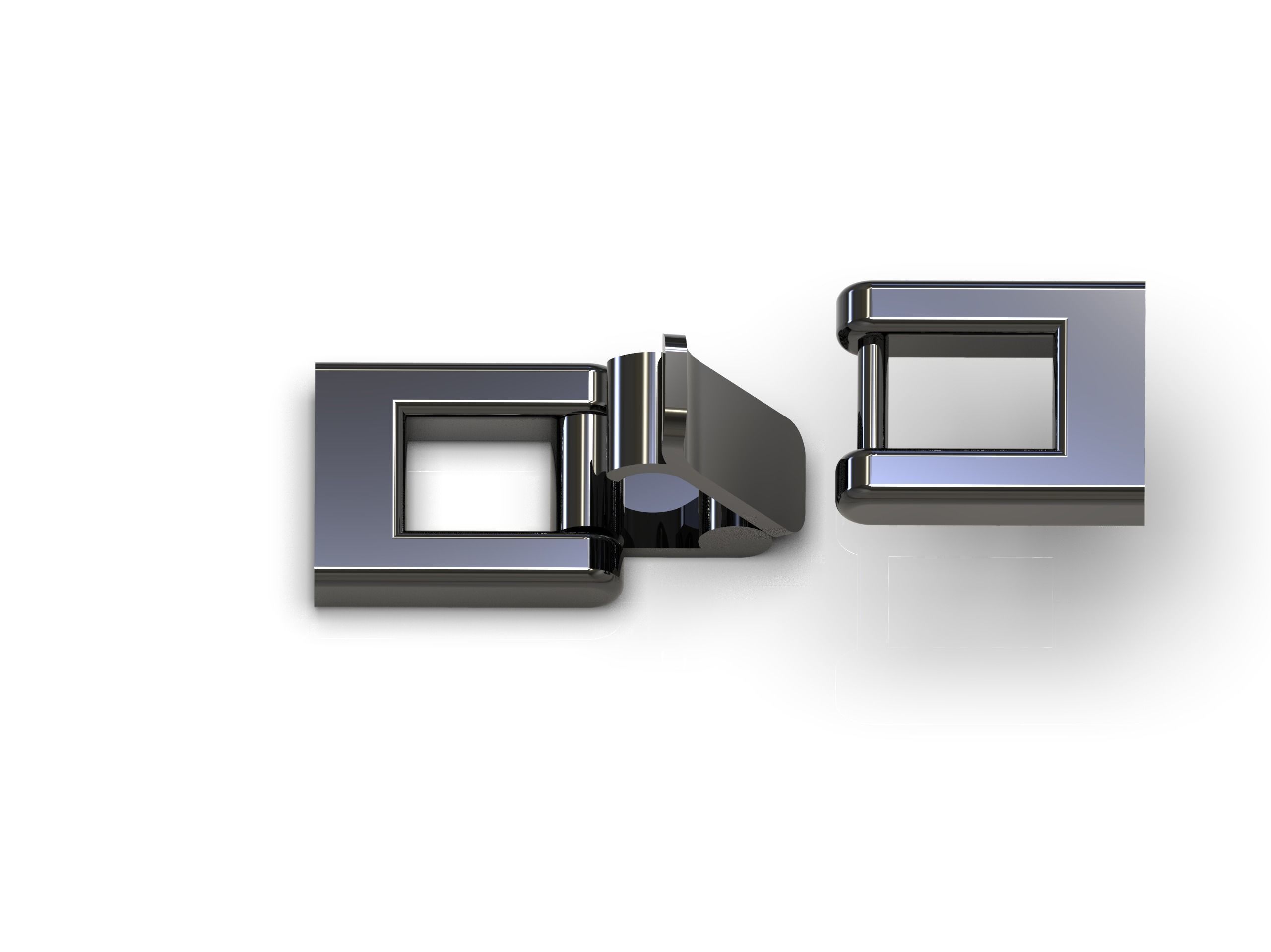 Watch clasp 4 sizes 3D print model_5