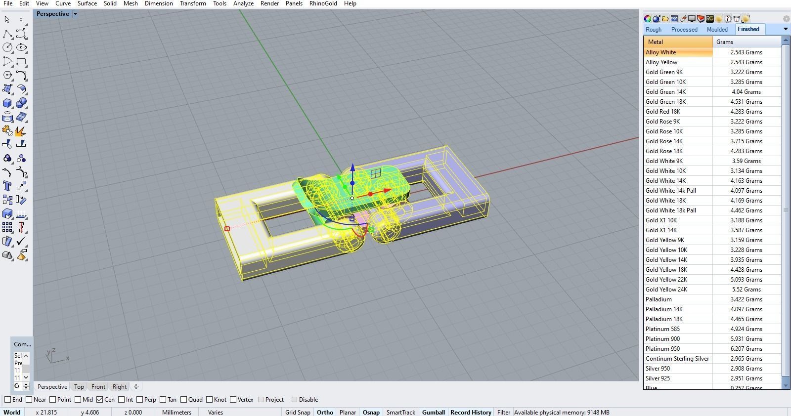 Watch clasp 4 sizes 3D print model_19