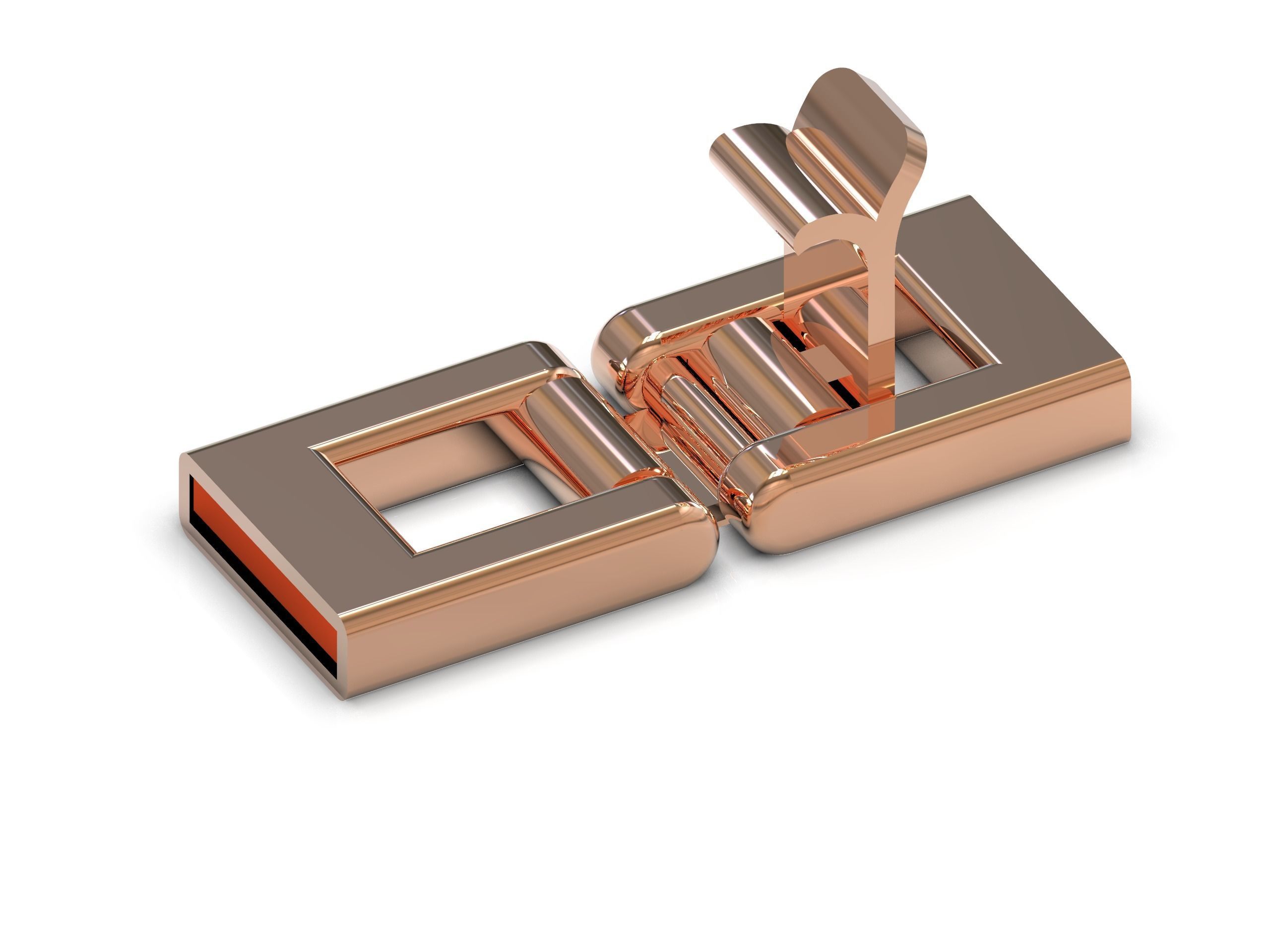 Watch clasp 4 sizes 3D print model_9