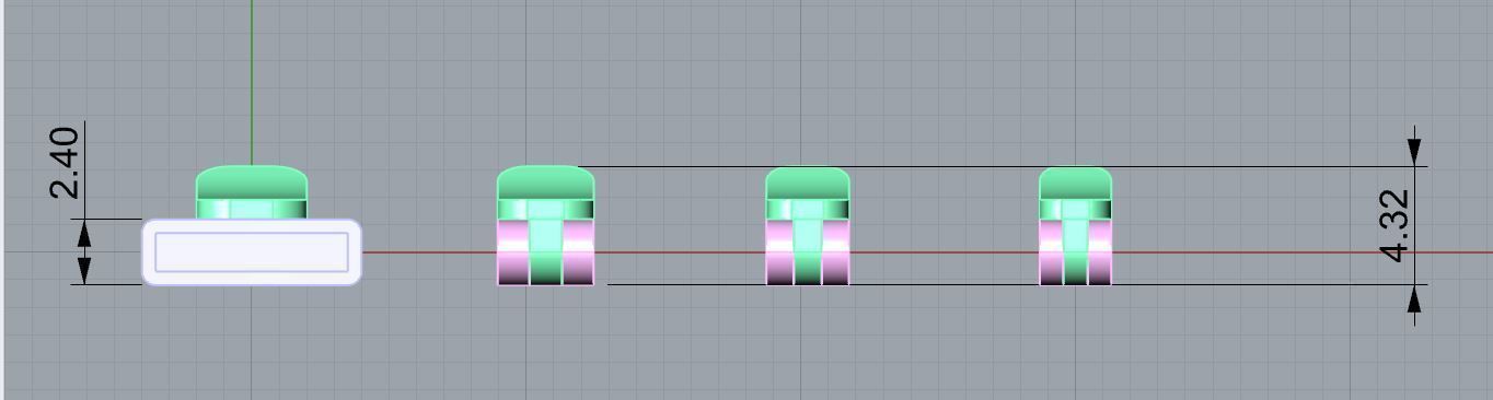 Watch clasp 4 sizes 3D print model_20