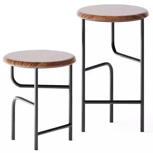 Blend Stool W High by Stellar Works
