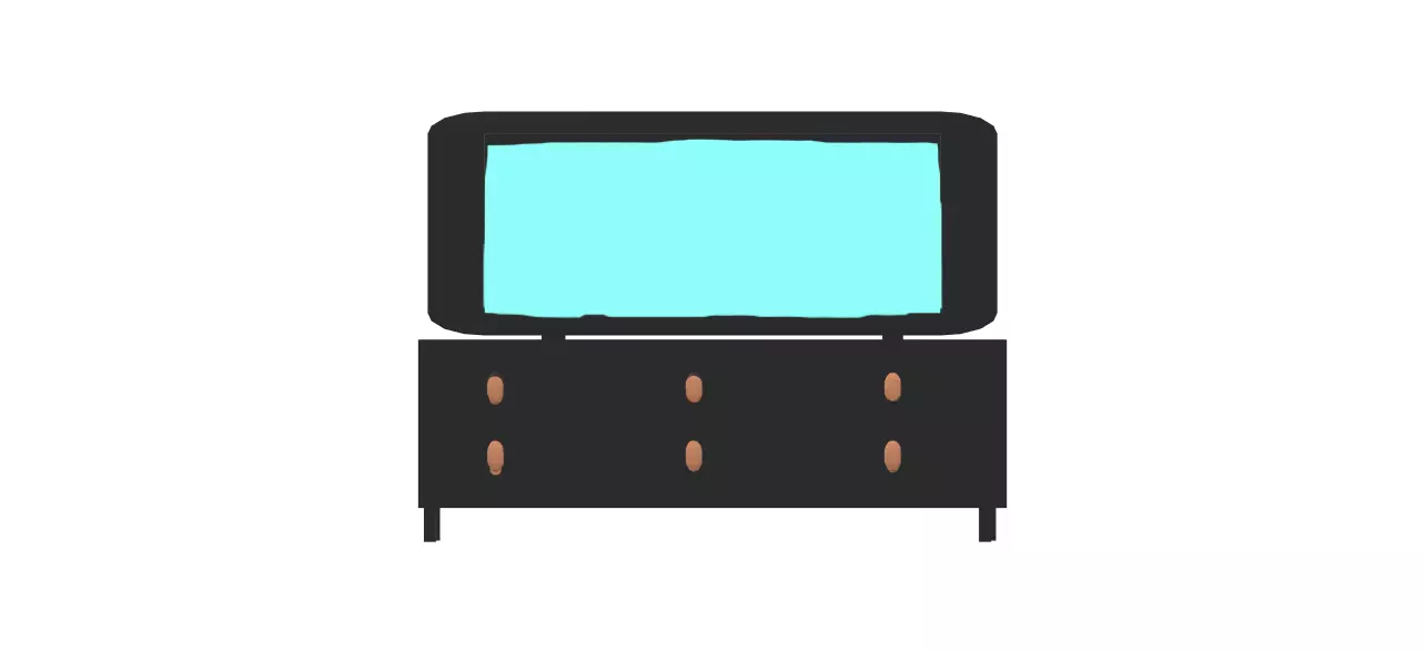 DRESSER HERE U GO Free low-poly 3D model