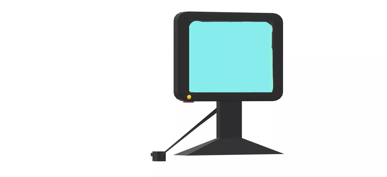 YOUR MONITOR FOR DESKTOP Free low-poly 3D model