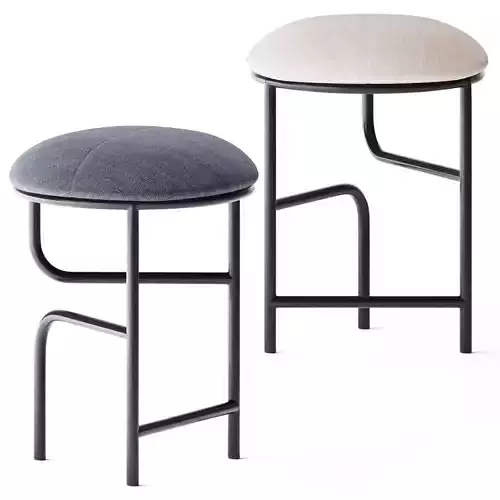 Blend Stool U by Stellar Works