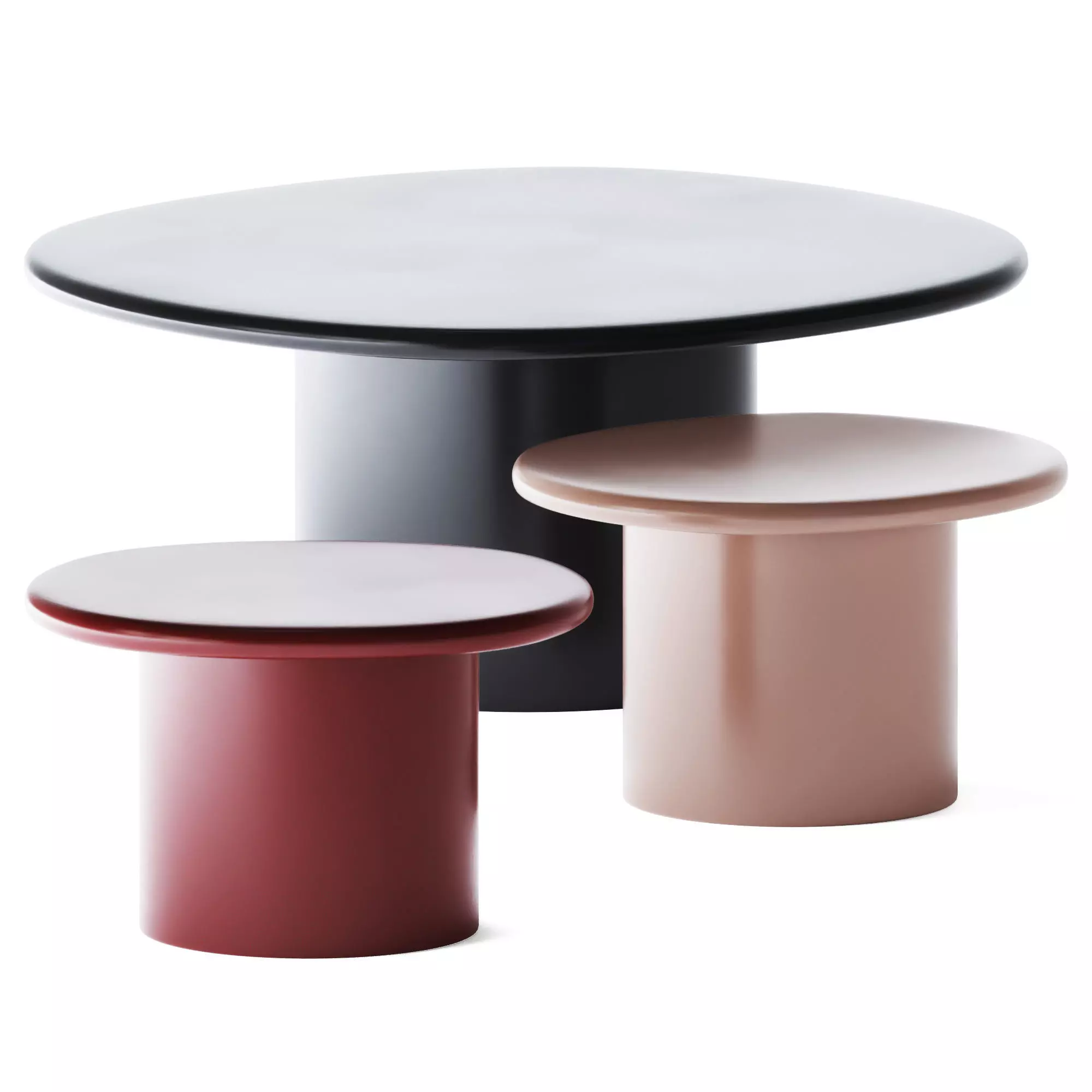 Metal Coffee Table Oreus by AM PM 3D model_0