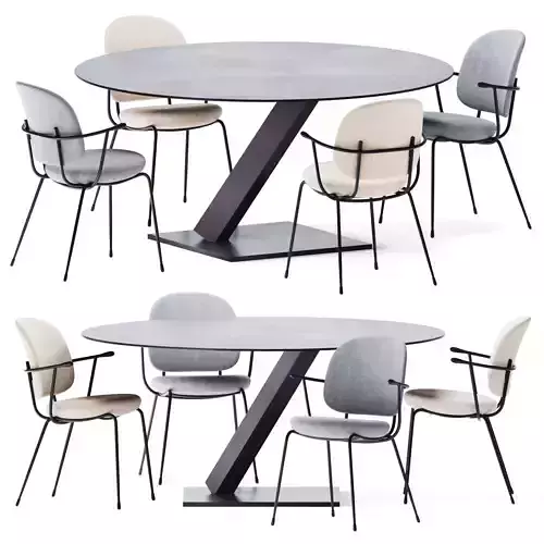 Element Round Dining Table by Desalto