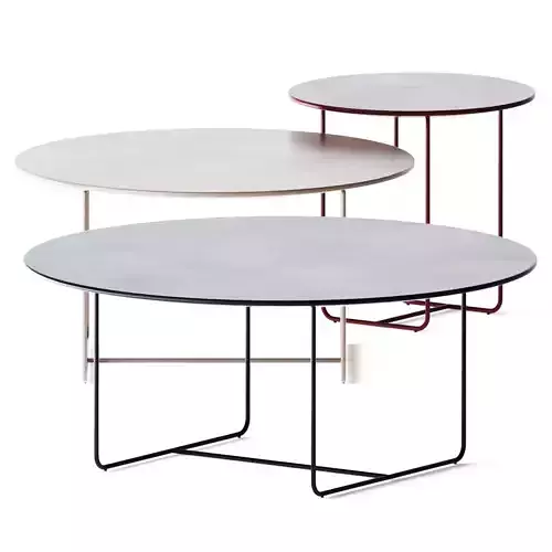 Metal Round Coffee Table Laura by Jori