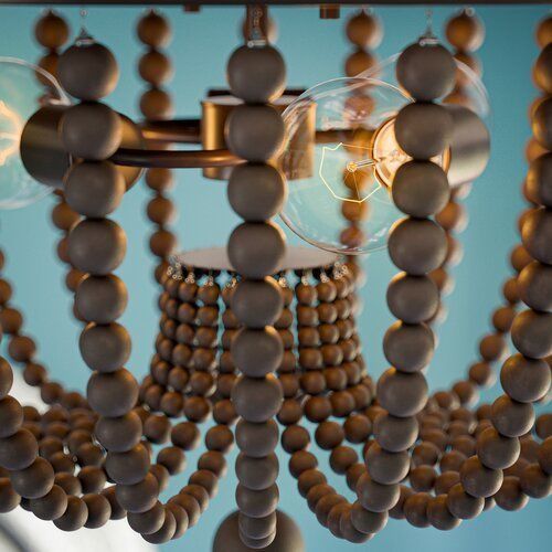 Calabasas Light Statement Geometric Flush Mount 3D model_6