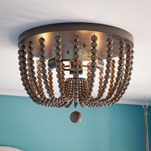 Calabasas Light Statement Geometric Flush Mount 3D model_2