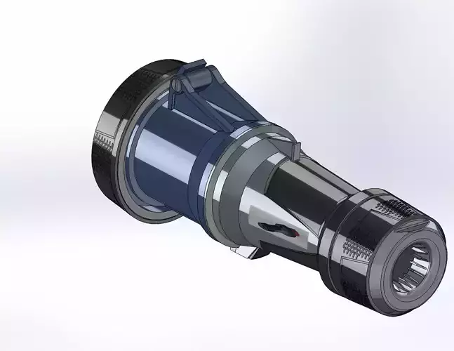 Kupplung PowerTOP Xtra 63A 3P IP67 3D model