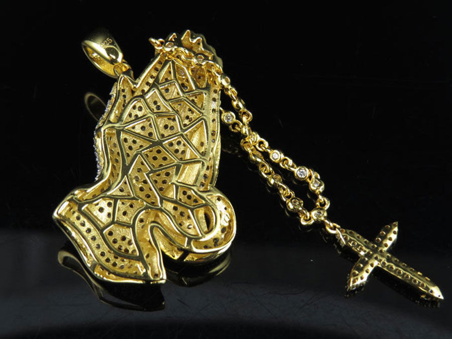 Custome Hamsa Pendent 3D print model_3