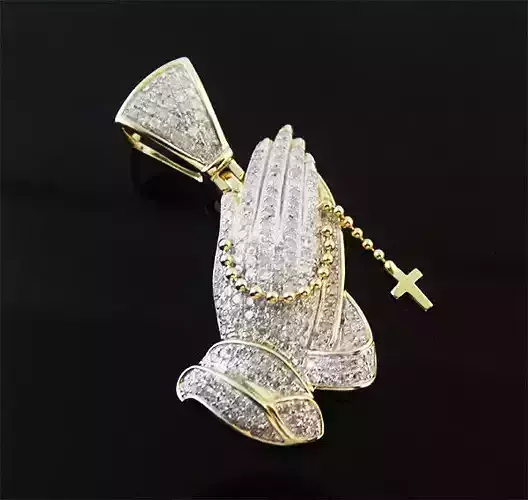 Custome Hamsa Pendent 