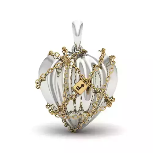 Heart Lock Pendent 
