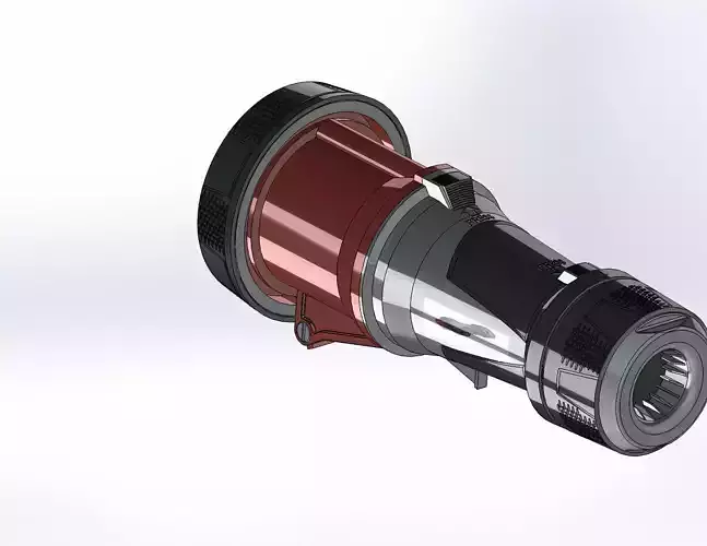 Kupplung PowerTOP Xtra 125A 5P IP67 3D model
