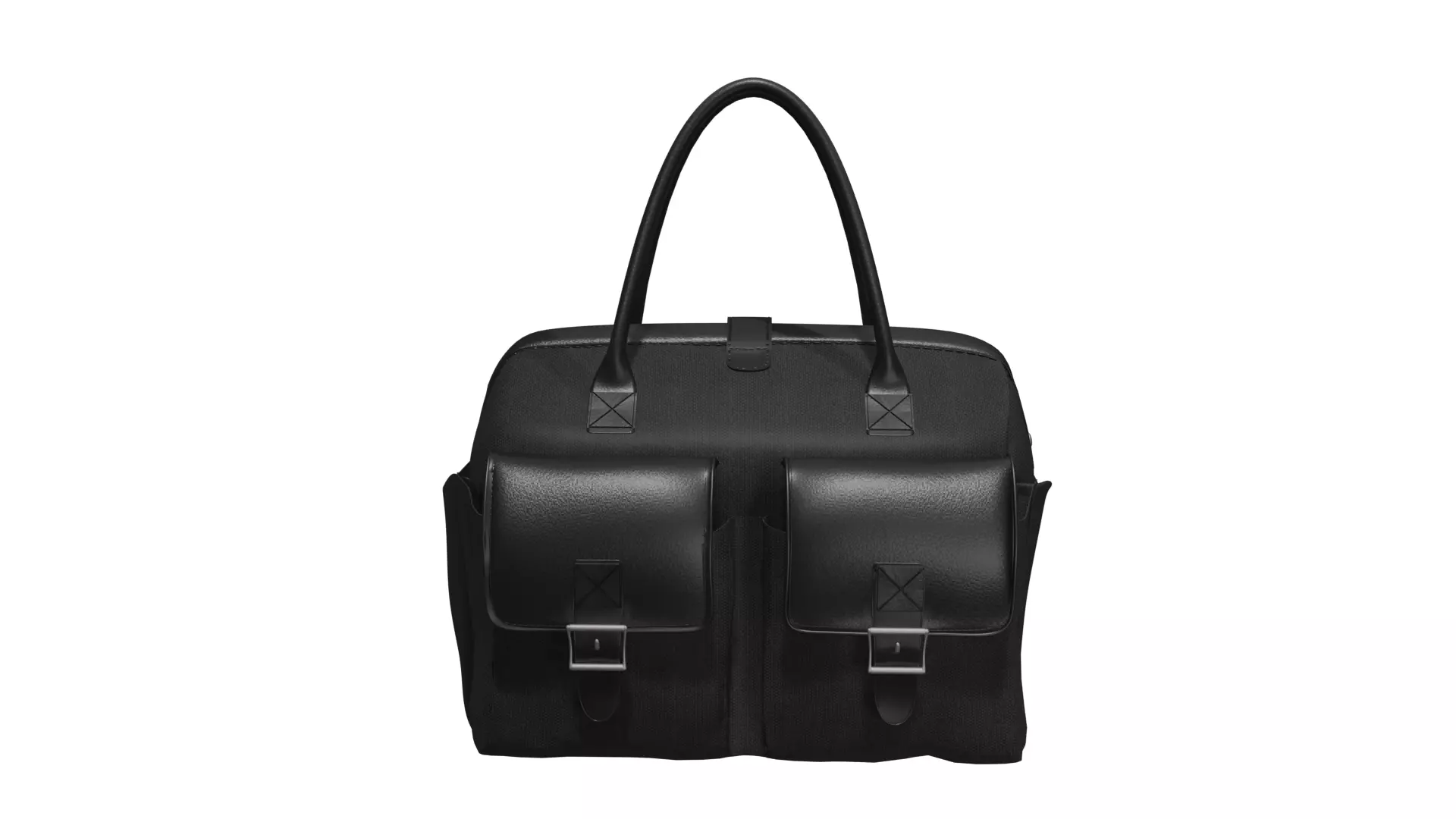 cosmetic bag  Low-poly 3D model_0