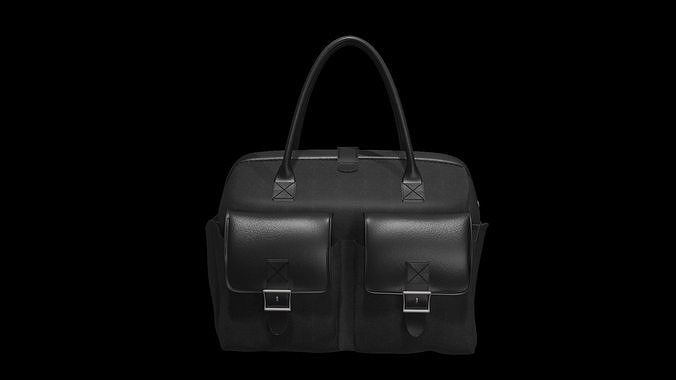cosmetic bag  Low-poly 3D model