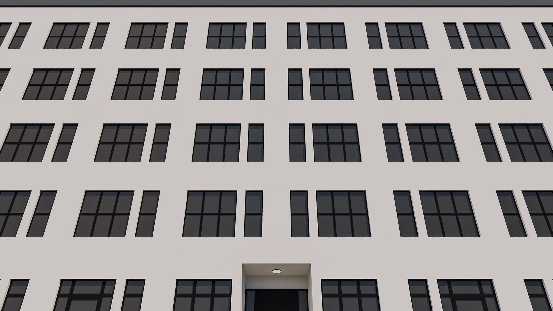 Apartment Building 006 3D model_4