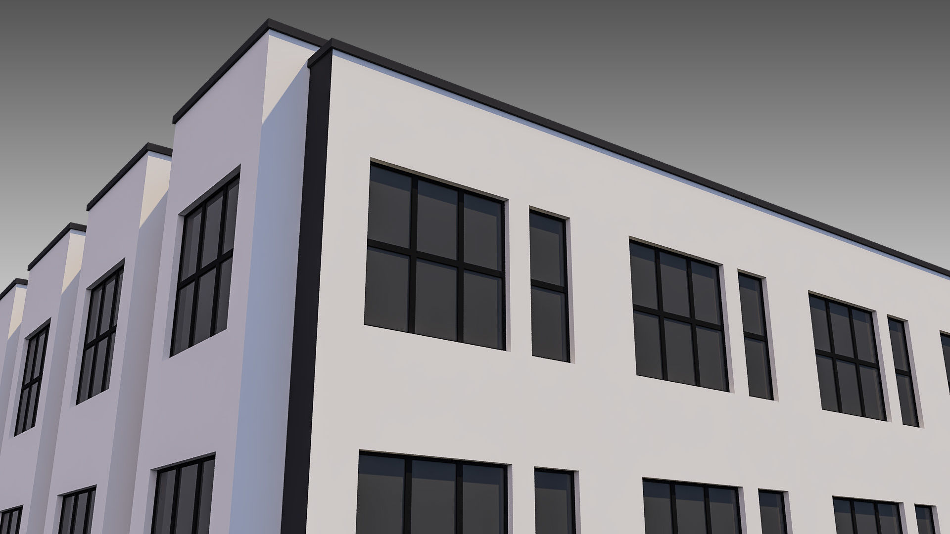 Apartment Building 006 3D model_3