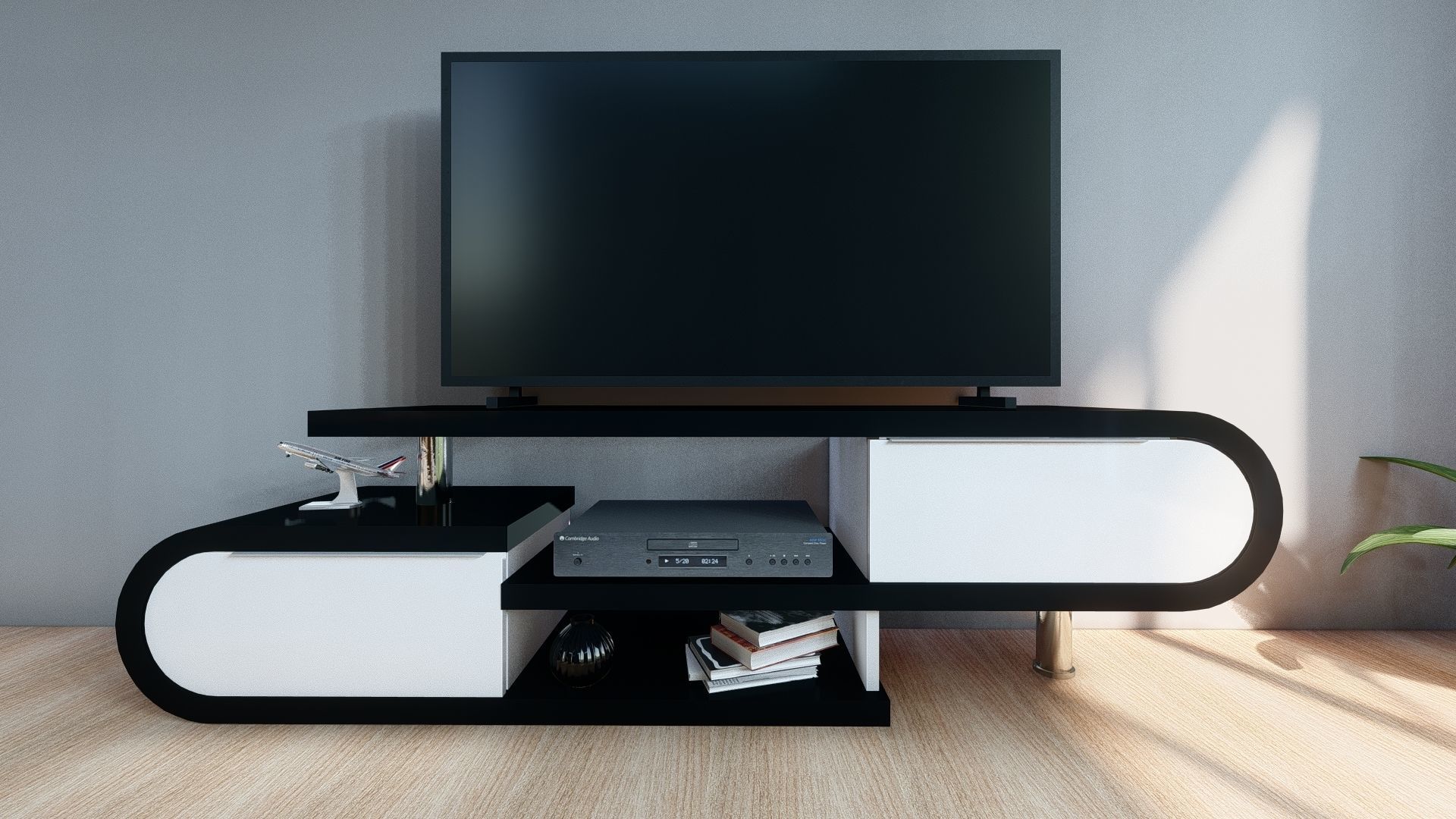 tv table 3D model_1