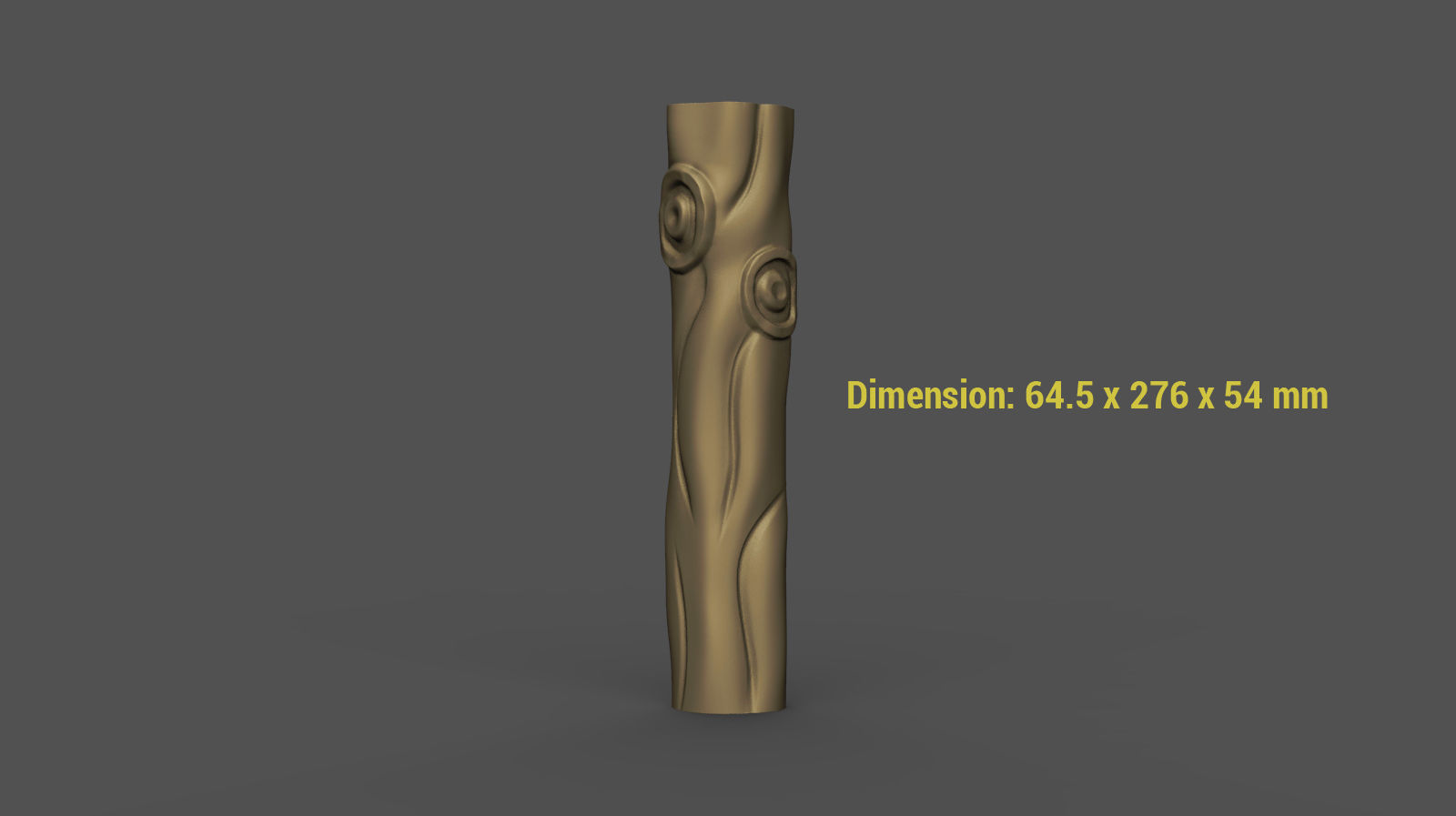 Buffet with Deer  Carving Model 3D print model_11