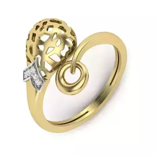 Fancy Design Ring 3d Model 