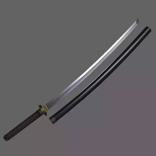 PBR Katana Japanese Sword V2