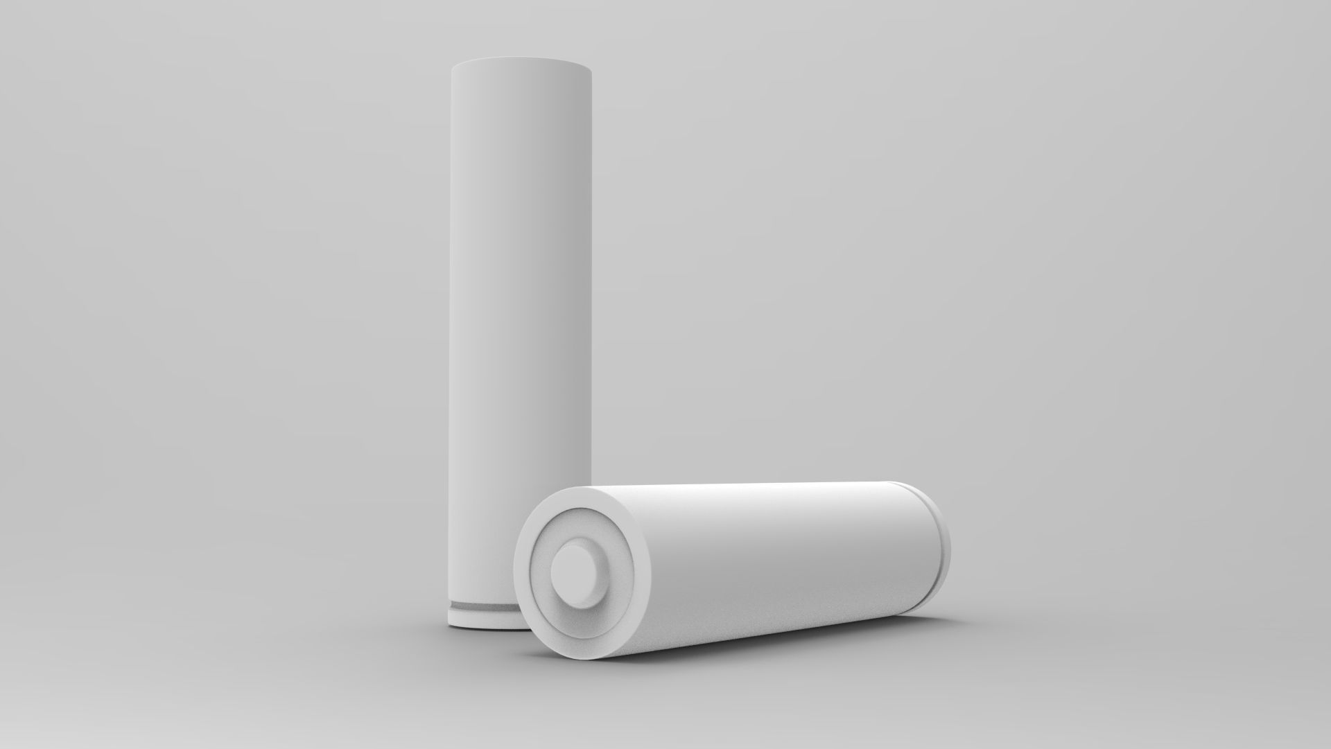 Two AA accumulator Batteries alkaline 3D model_9