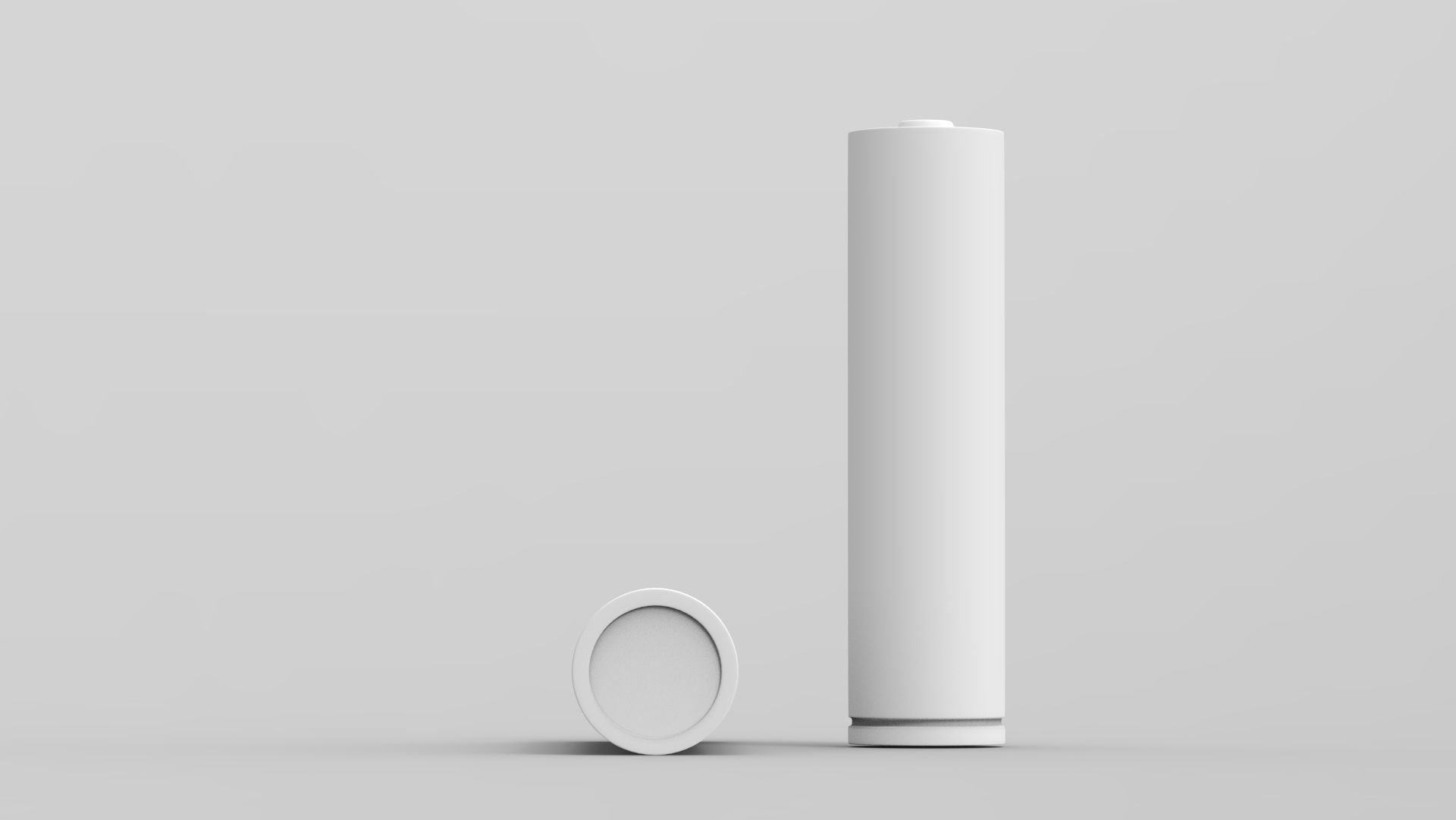 Two AA accumulator Batteries alkaline 3D model_8