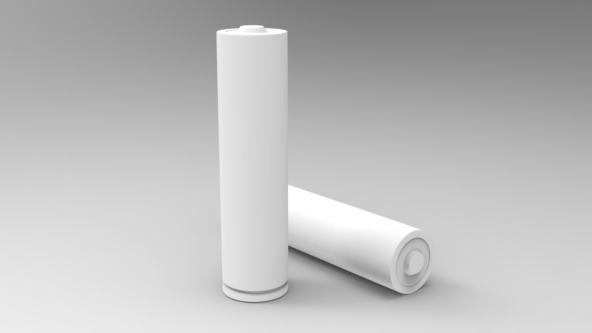 Two AA accumulator Batteries alkaline 3D model_6