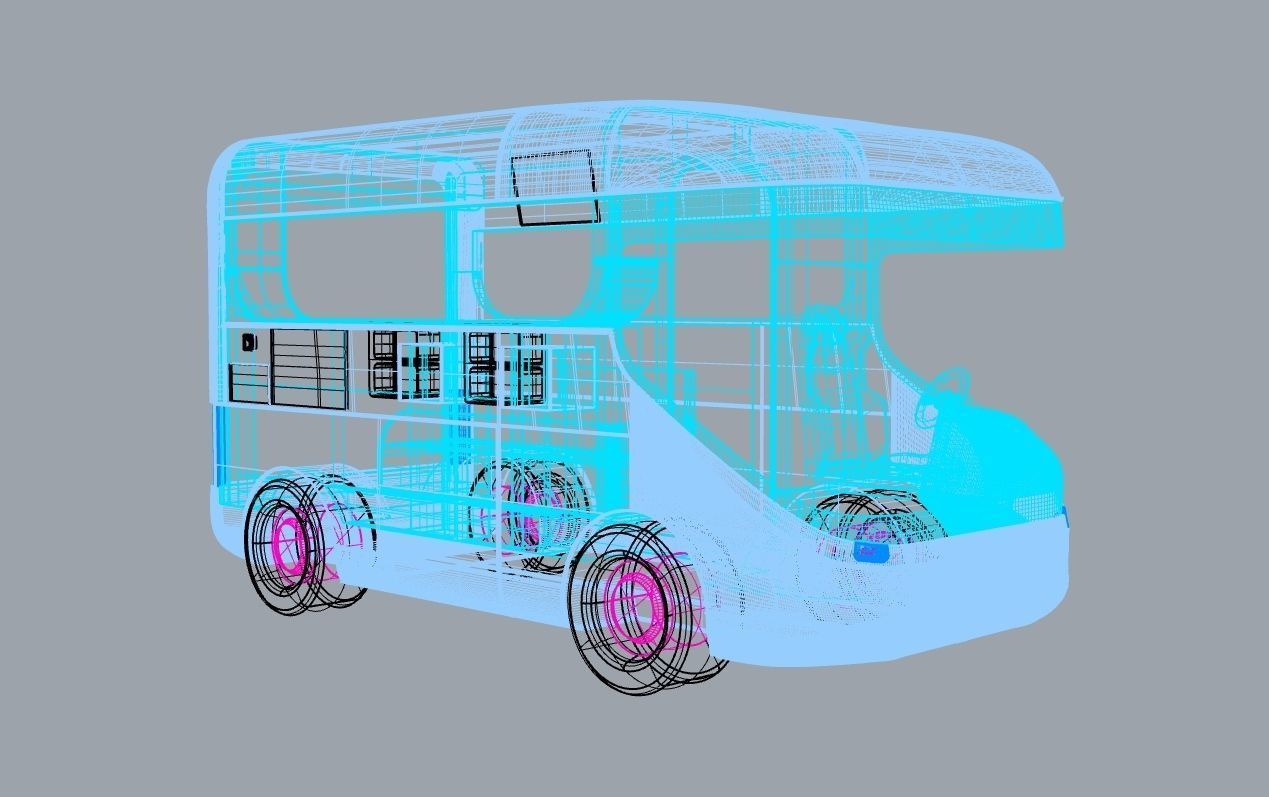 Arrival concept van 3D model_3