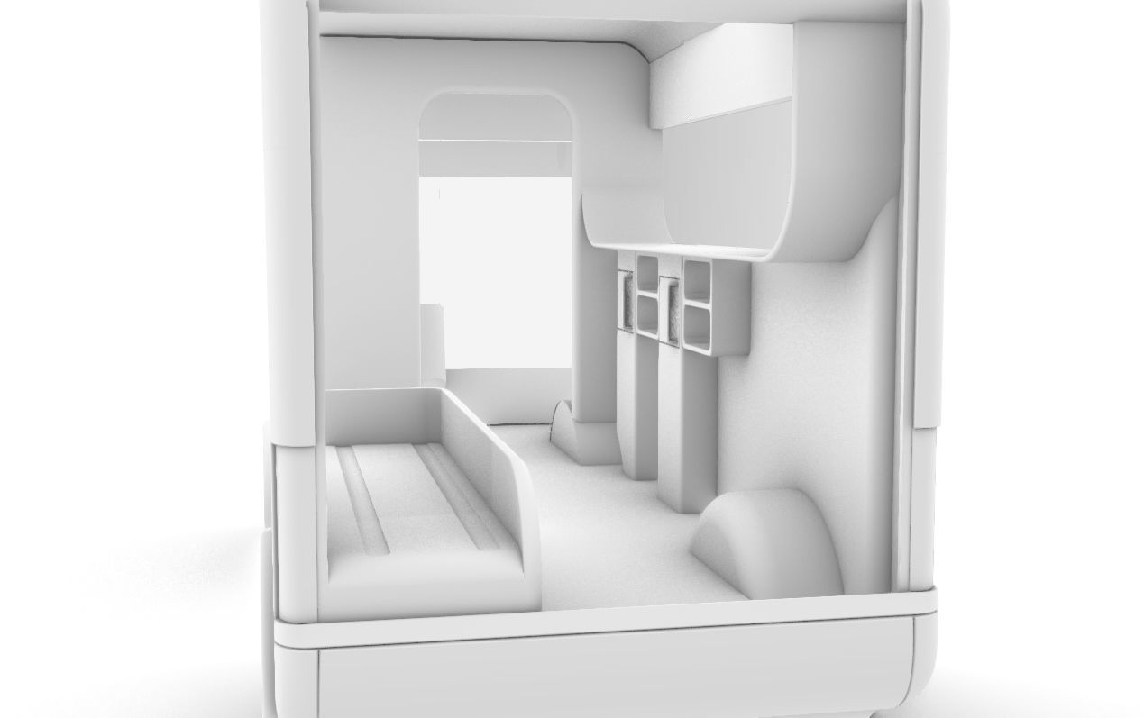 Arrival concept van 3D model_2