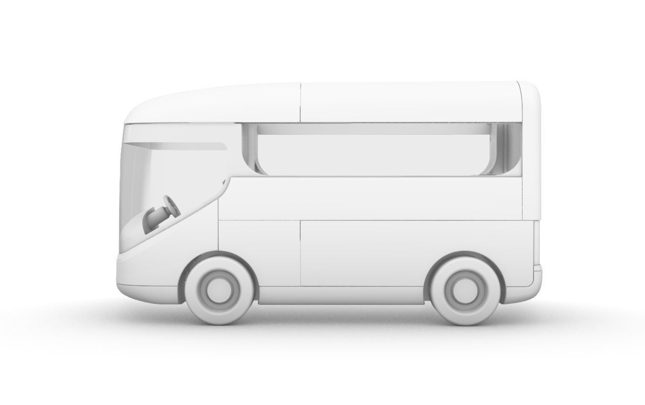 Arrival concept van 3D model_1