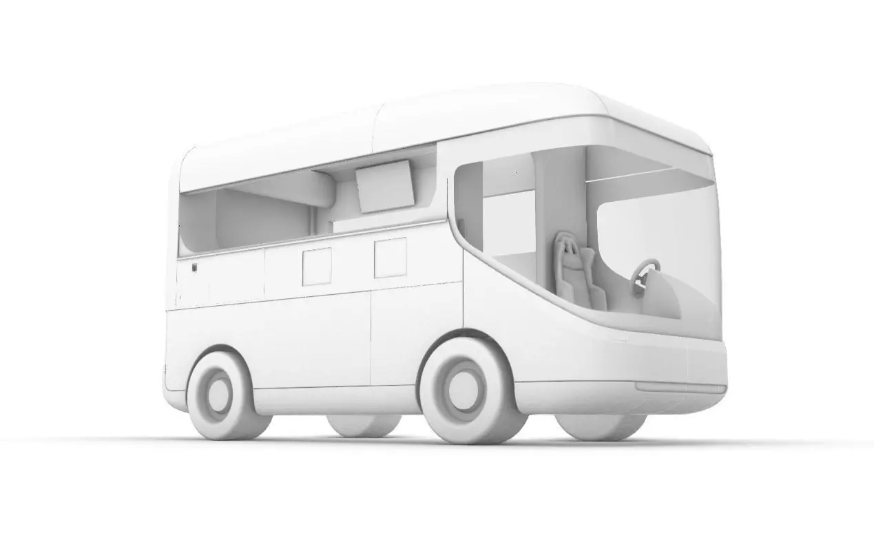 Arrival concept van 3D model_0